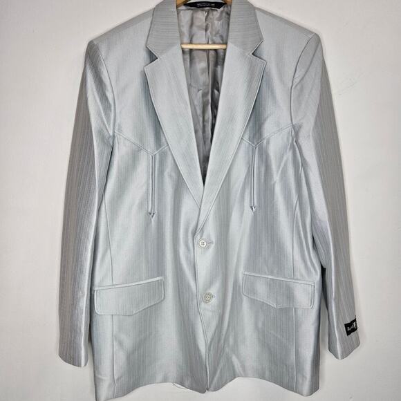 Gray Blazer for Men - Picture 6 of 10